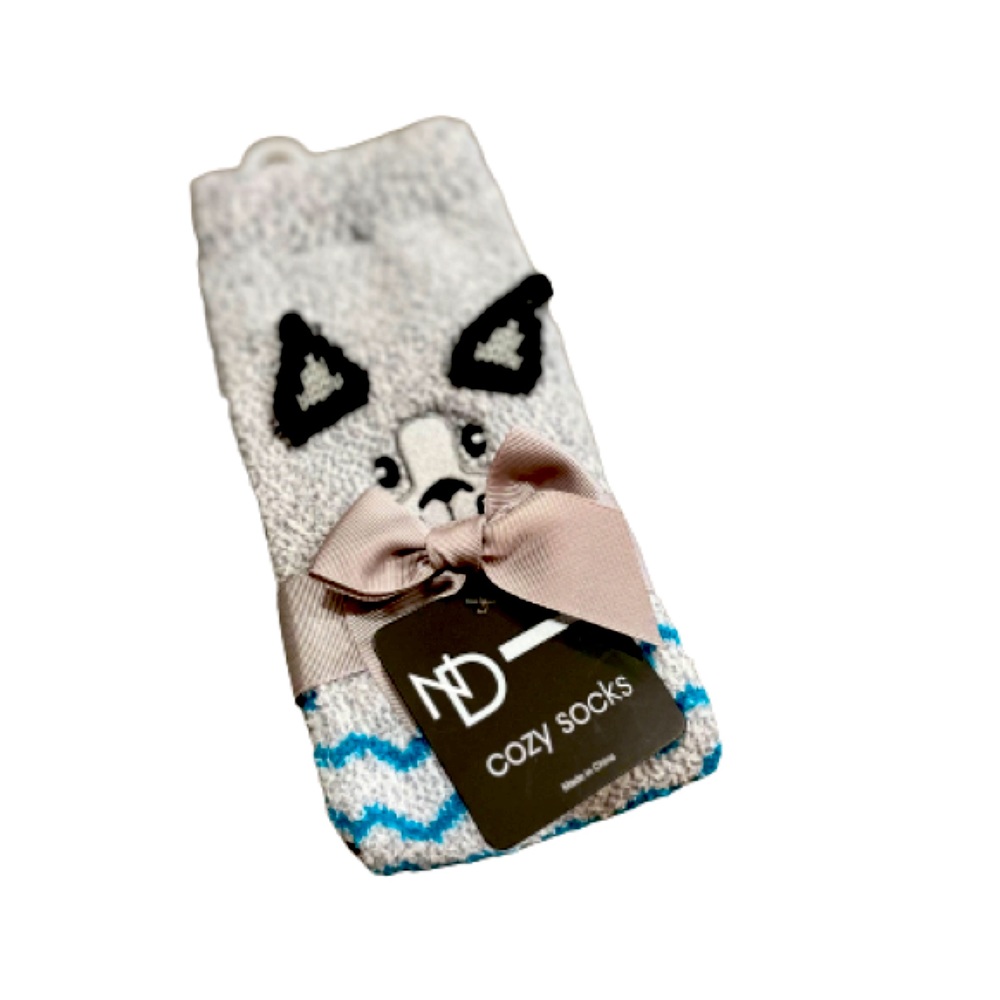 ⚫️ New Directions Cozy Cat Novelty Socks